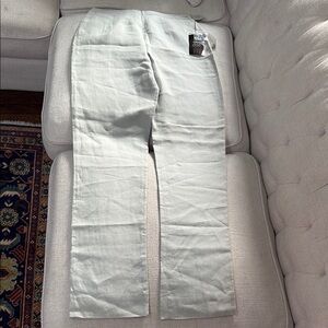 Etcetera Women's Straight Leg Pants - Light Gray